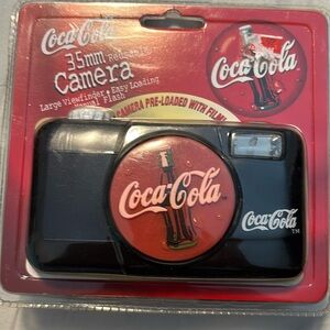 New unopened vintage caca cola camera